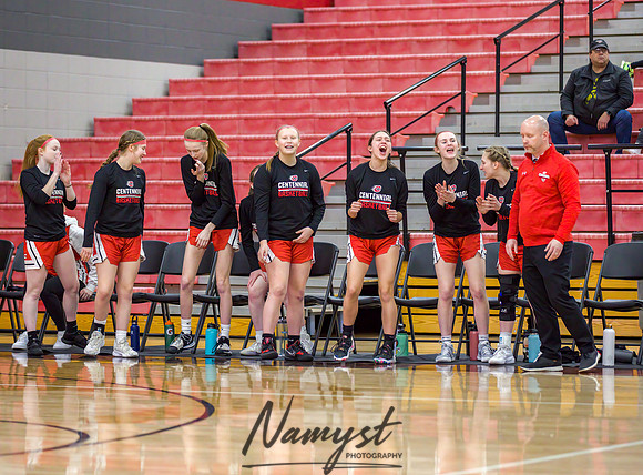 Centennial vs Andover Girls Varsity Basketball 065