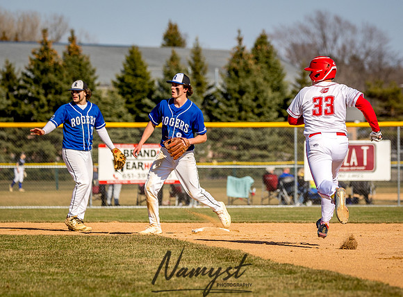 Centennial vs Rogers Varsity Baseball 156