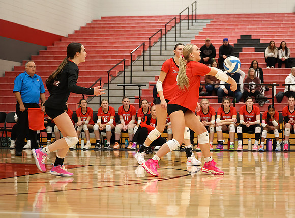 Centennial vs Anoka Girls Varsity Volleyball 119