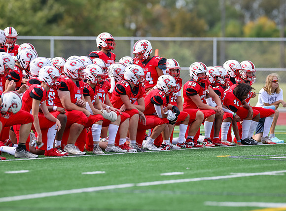 Centennial vs STMA JV Football 340