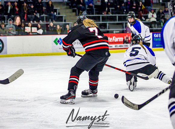 Centennial-Spring Lake Park vs Rogers Girls Varsity Hockey 406