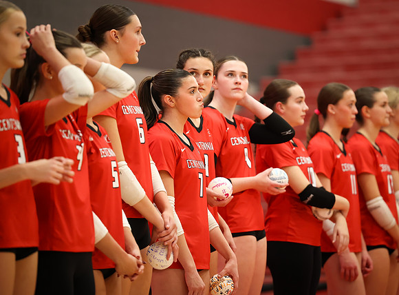 Centennial vs Anoka Girls Varsity Volleyball 27