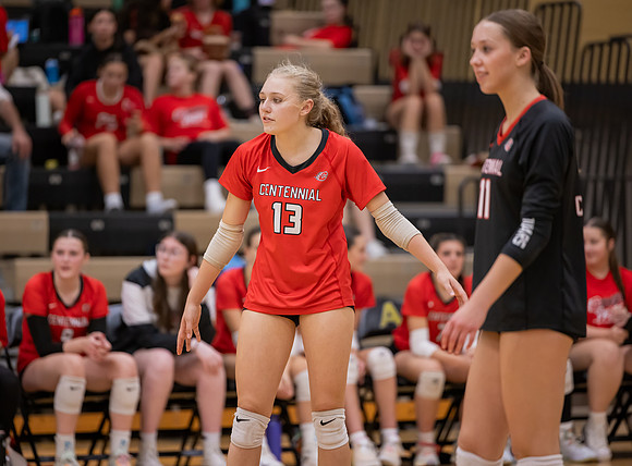 Centennial vs Andover Girls Varsity Volleyball 15