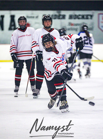 Centennial-Spring Lake Park vs Rogers Girls Varsity Hockey 013