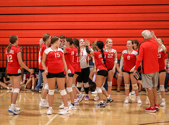 Centennial vs Mounds View Girls 9B Volleyball 88