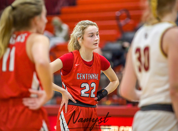 Centennial vs Maple Grove Girls JV Basketball 124