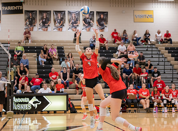 Centennial vs Andover Girls Varsity Volleyball 73
