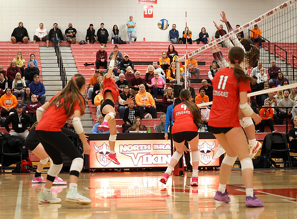 Centennial vs Anoka Girls Varsity Volleyball 106