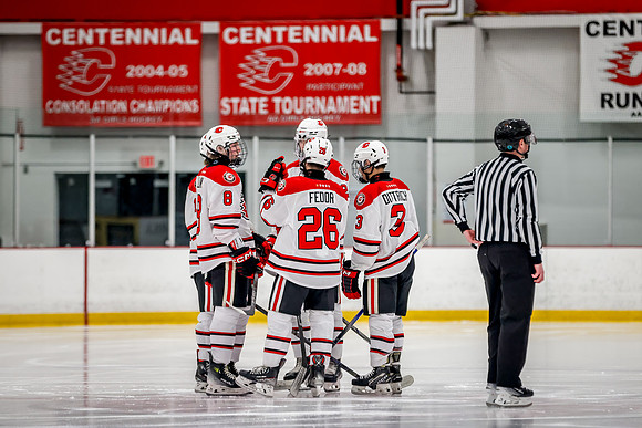 Centennial vs Hermantown JV Hockey 98