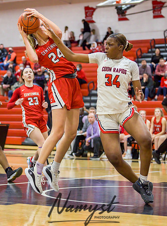 Centennial vs Coon Rapids Girls Varsity Basketball 059
