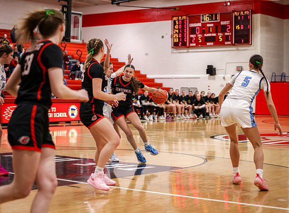 Centennial vs Blaine Girls Varsity Basketball 51