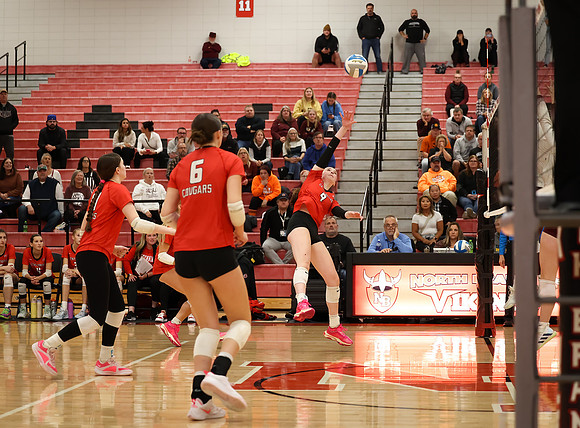 Centennial vs Anoka Girls Varsity Volleyball 351