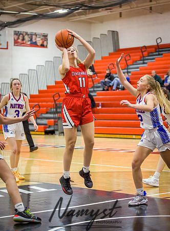 Centennial vs Spring Lake Park Girls Varsity Basketball 053