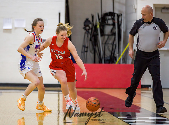 Centennial vs Spring Lake Park Girls Varsity Basketball 028