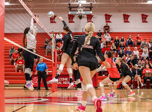 Centennial vs Coon Rapids Girls Varsity Volleyball 35