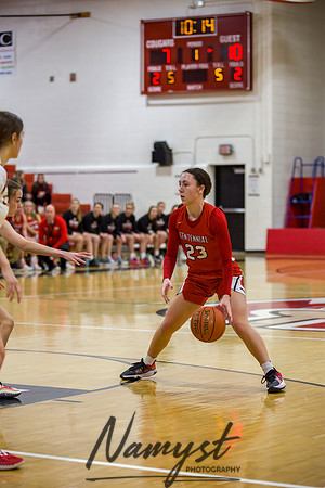 Centennial vs Maple Grove Girls Varsity Basketball 058