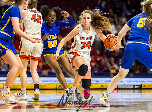 Centennial vs STMA Girls Basketball - State Tournament 103