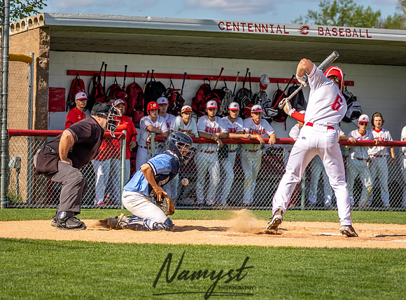 Centennial vs Blaine Varsity Baseball 173