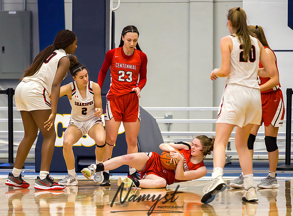 Centennial vs Shakopee Girls Basketball - State Tournament 052