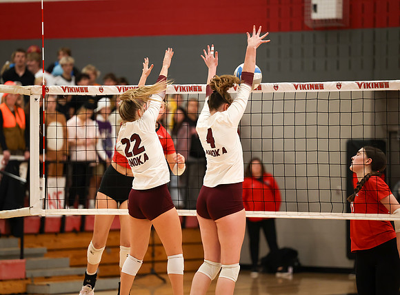Centennial vs Anoka Girls Varsity Volleyball 248