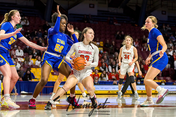 Centennial vs STMA Girls Basketball - State Tournament 047