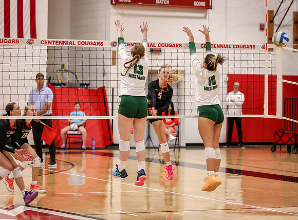 Centennial vs Mounds View Girls Varsity Volleyball 187
