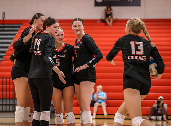 Centennial vs Mounds View Girls Varsity Volleyball 75