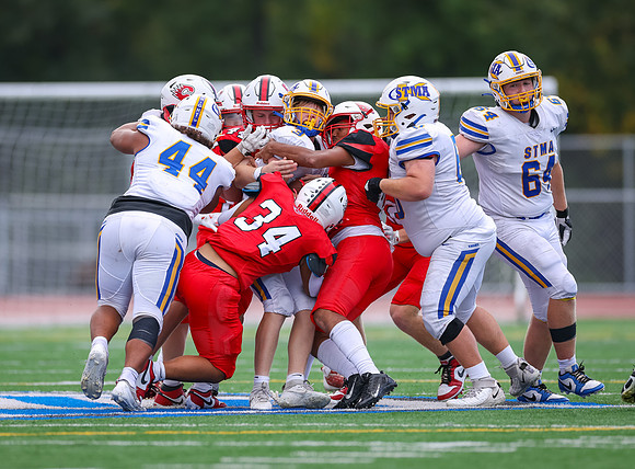 Centennial vs STMA JV Football 279
