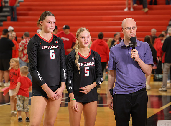 Centennial vs Blaine Girls Varsity Volleyball 368