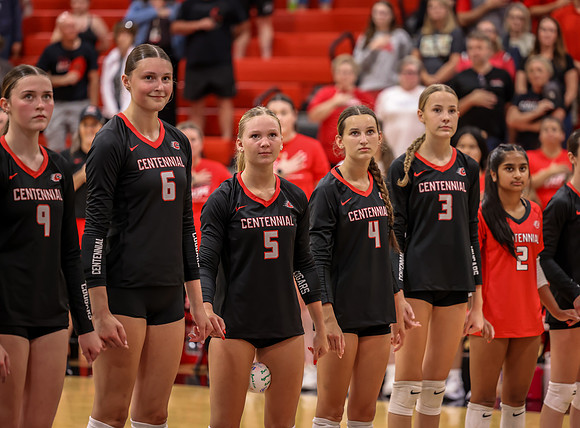 Centennial vs Mounds View Girls Varsity Volleyball 6