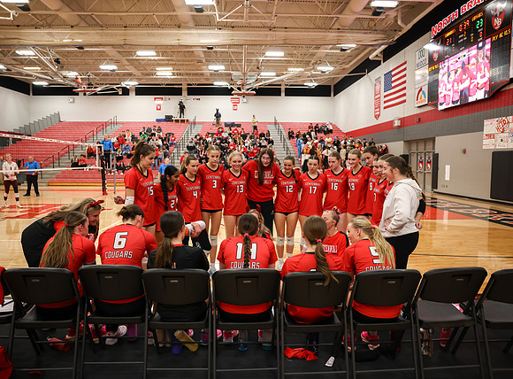 Centennial vs Anoka Girls Varsity Volleyball 221