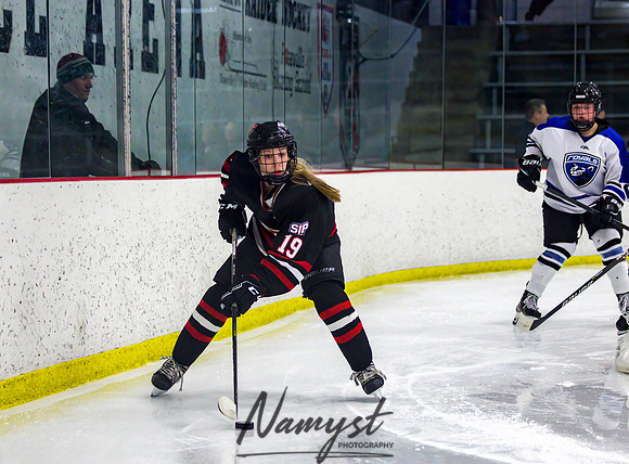 Centennial-Spring Lake Park vs Rogers Girls Varsity Hockey 098