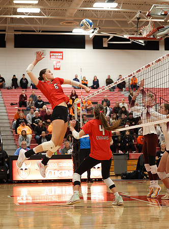 Centennial vs Anoka Girls Varsity Volleyball 131