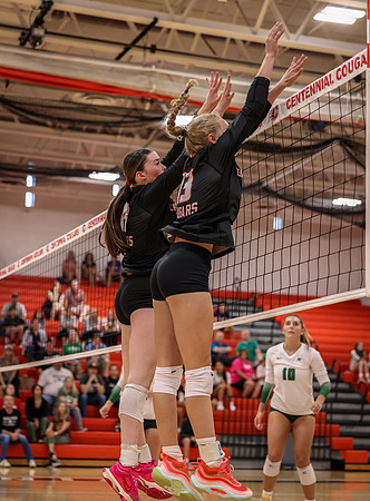 Centennial vs Mounds View Girls Varsity Volleyball 38