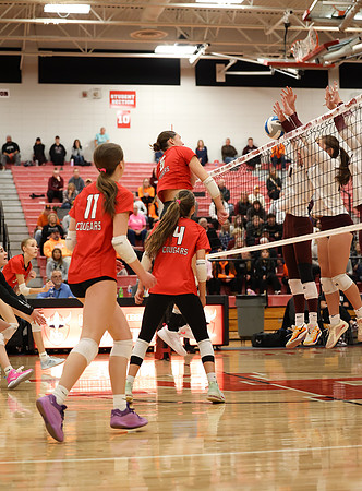 Centennial vs Anoka Girls Varsity Volleyball 135