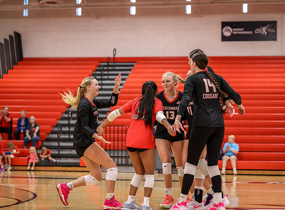 Centennial vs Mounds View Girls Varsity Volleyball 48