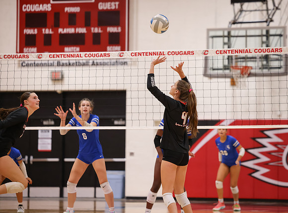 Centennial vs Hopkins Girls Varsity Volleyball 153