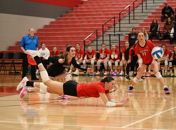 Centennial vs Anoka Girls Varsity Volleyball 181