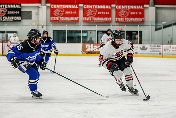 Centennial vs Roger JV Hockey 82