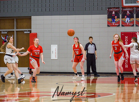 Centennial vs Andover Girls Varsity Basketball 167