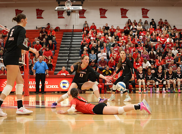 Centennial vs Blaine Girls Varsity Volleyball 73