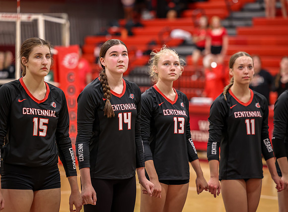 Centennial vs Mounds View Girls Varsity Volleyball 3