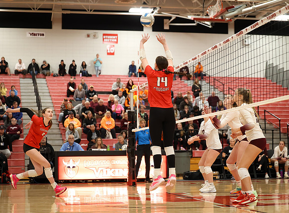 Centennial vs Anoka Girls Varsity Volleyball 94