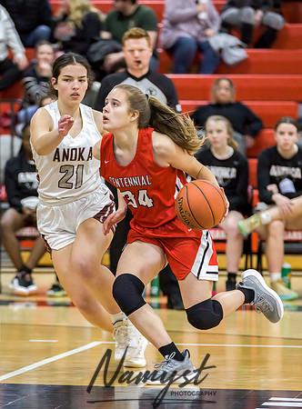 Centennial vs Anoka Girls Varsity Basketball 051