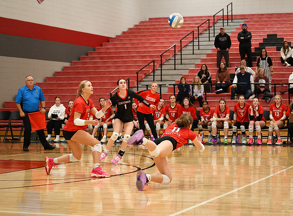 Centennial vs Anoka Girls Varsity Volleyball 393