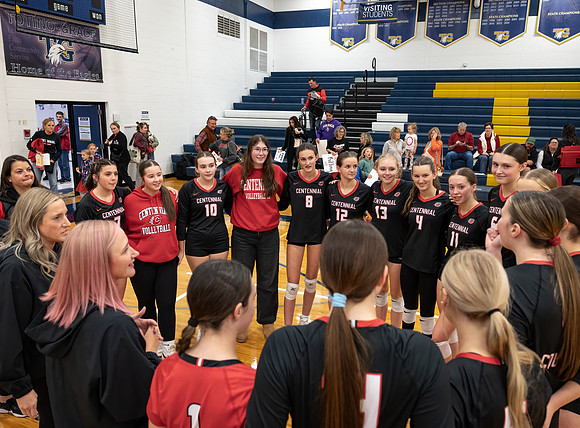 Centennial vs Totino-Grace Girls Varsity Volleyball 261