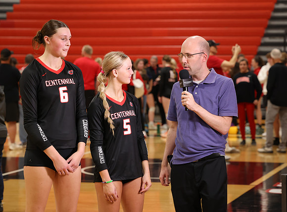 Centennial vs Blaine Girls Varsity Volleyball 370