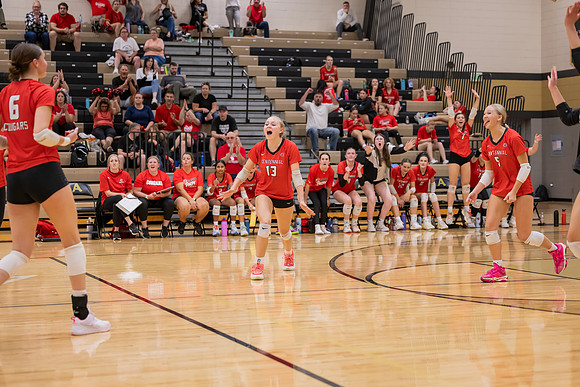 Centennial vs Andover Girls Varsity Volleyball 50