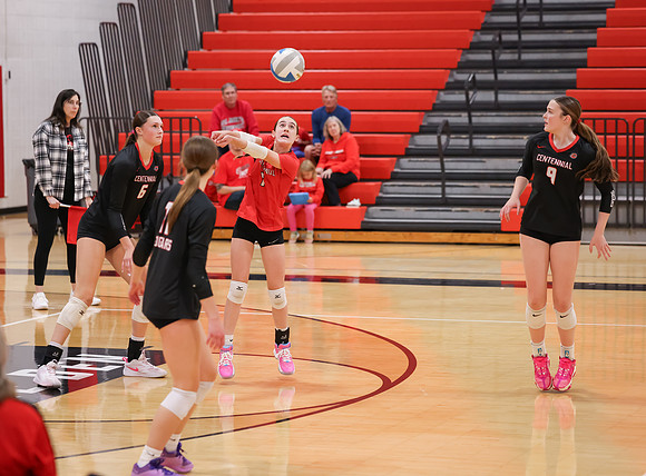 Centennial vs Hopkins Girls Varsity Volleyball 131