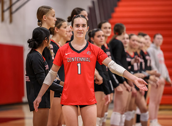 Centennial vs Coon Rapids Girls Varsity Volleyball 11